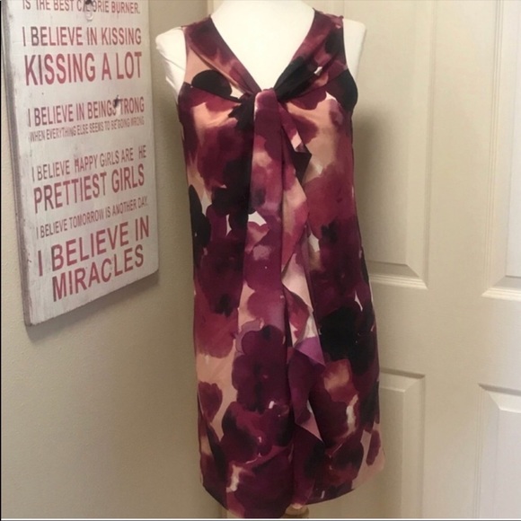 Like New! LOFT‎ dress—purple, pink, fuchsia 💜💕 - Picture 1 of 4